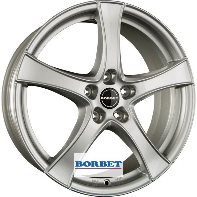 Литі диски Borbet F2 R16 W6 PCD5x98 ET36.5 DIA58.1 (brilliant silver)