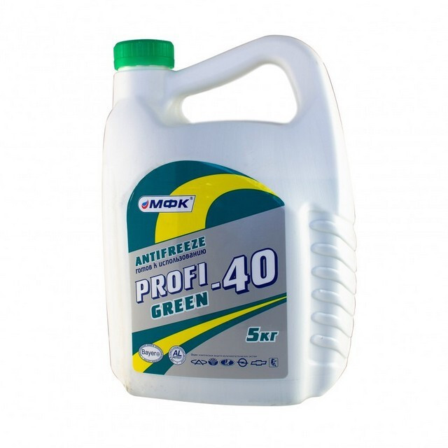 Антифриз PROFI-40 Green (- 30°С ), (5кг.)