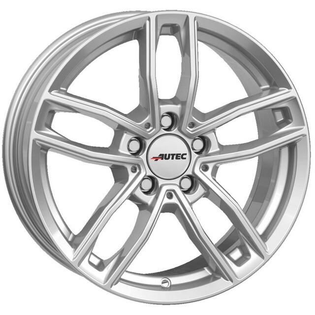 Литі диски Autec Mercador R16 W6.5 PCD5x112 ET44 DIA66.5 (brilliant silver)-зображення-1