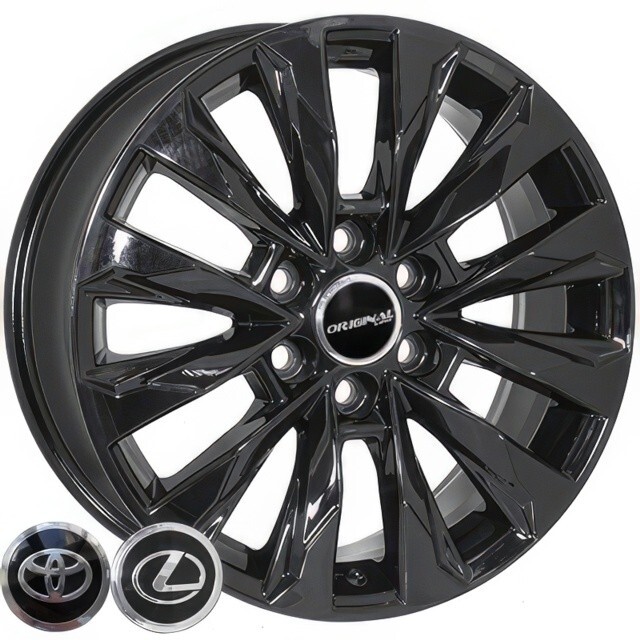 Литі диски Replica Toyota (BKY0185) R20 W8 PCD6x139.7 ET45 DIA95.1 (black)