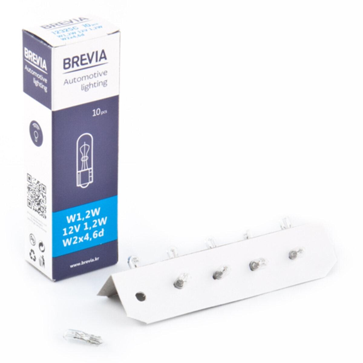 Лампа розжарювання Brevia W1.2W 24V 1.2W W2x4.6d CP, 10шт. Лампа розжарювання Brevia W1.2W 24V 1.2W W2x4.6d CP, 10шт.