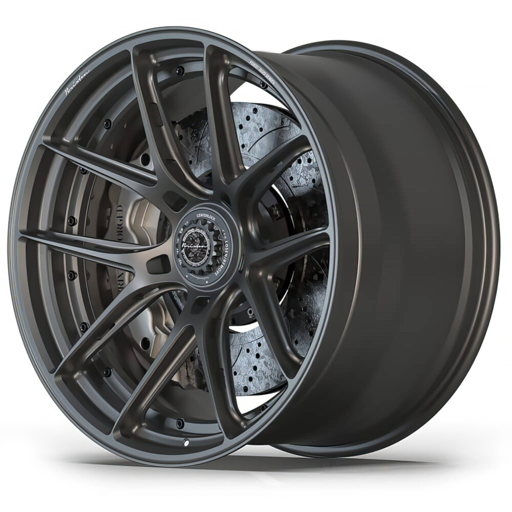 Литі диски Brixton FDE01 R21 W12 PCD5x130 ET66 DIA71.6 (brushed carbon bronze gloss)