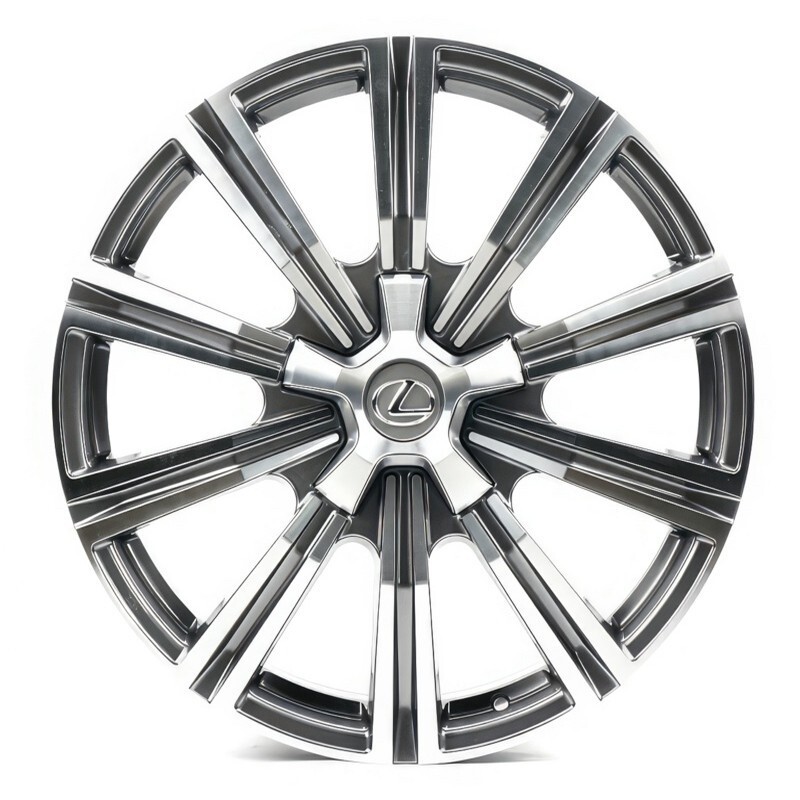 Литі диски Replica Lexus (LX1149) R21 W8.5 PCD5x150 ET60 DIA110.1 (gun metal machined face)