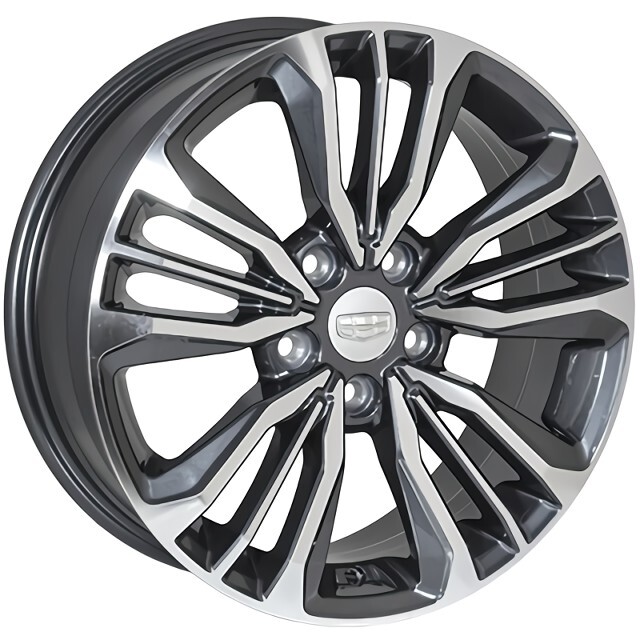 Литі диски Replica Geely (TL1441NW) R17 W6.5 PCD5x114.3 ET45 DIA67.1 (DarkGMF)