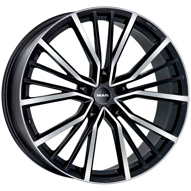 Литі диски Mak Union R18 W8 PCD5x112 ET45 DIA57.1 (black mirror)-зображення-1