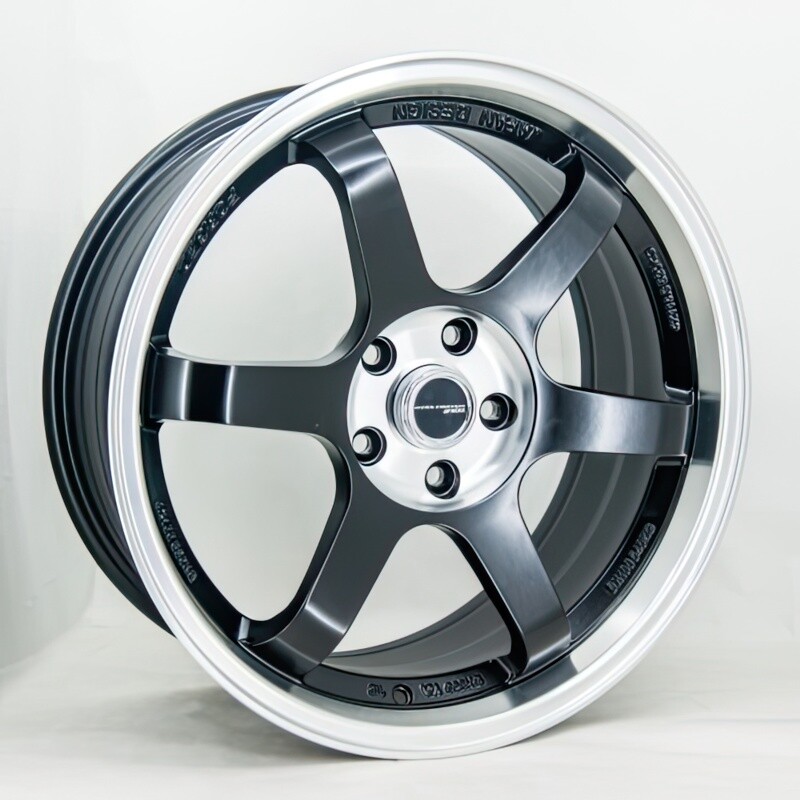 Литі диски Replica Mercedes (TE37) R18 W8 PCD5x112 ET38 DIA66.6 (MBM)-зображення-1