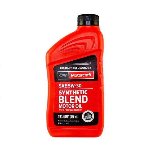 Моторна олива Ford Motorcraft Synthetic Blend 5W-30 SP GF-6 1qt (946мл.)