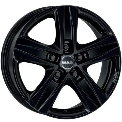 Литі диски Mak Stone 5 R16 W6.5 PCD5x114.3 ET45 DIA66.1 (black)-зображення-1