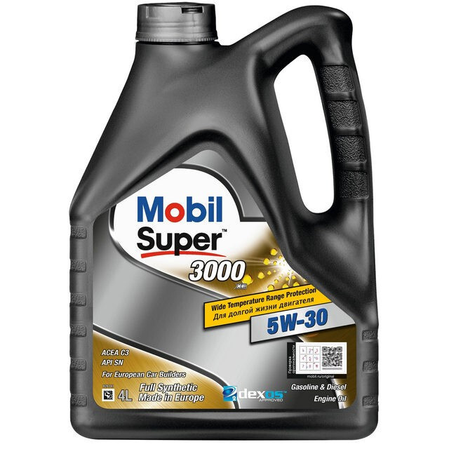 Моторна олія Mobil Super 3000 XE 5W-30 (4л.)