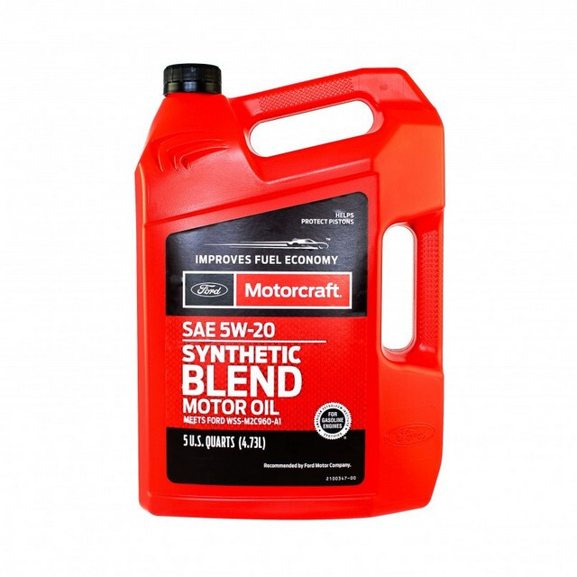 Моторна олива Ford Motorcraft Synthetic Blend 5W-20 SP GF-6 5qt (4,73л.)-зображення-1