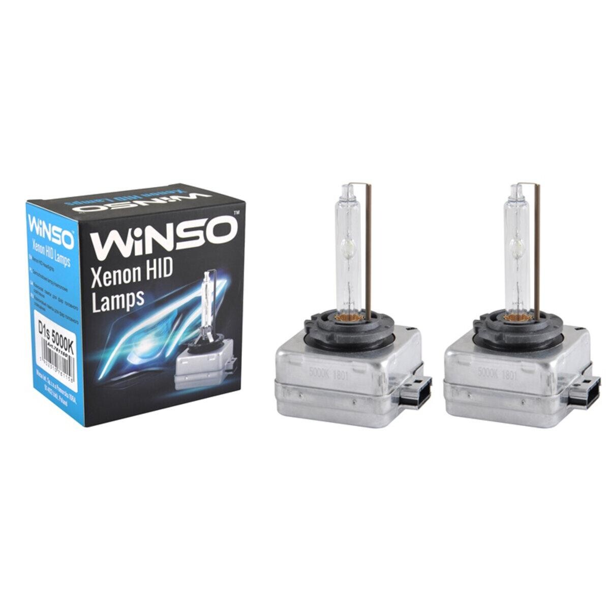 Ксенонова лампа Winso D1S 5000K, 85V, 35W PK32d-2, 2шт-зображення-1