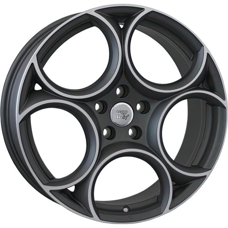 Литі диски WSP Italy Alfa Romeo (W260) Grecale R19 W8 PCD5x110 ET41 DIA65.1 (matt gun metal polished)-зображення-6