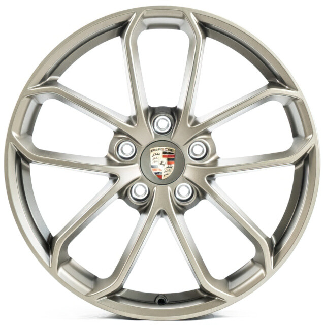 Литі диски Replica Porsche (PR08) R20 W11 PCD5x130 ET50 DIA71.6 (platinum)-зображення-1