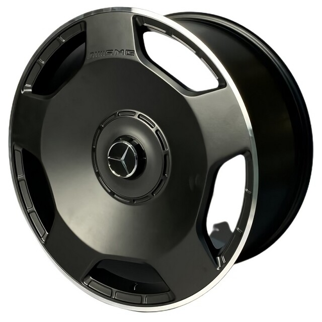 Литі диски Replica Mercedes (MR2112113) R22 W11.5 PCD5x112 ET47 DIA66.6 (satin black lip polished)