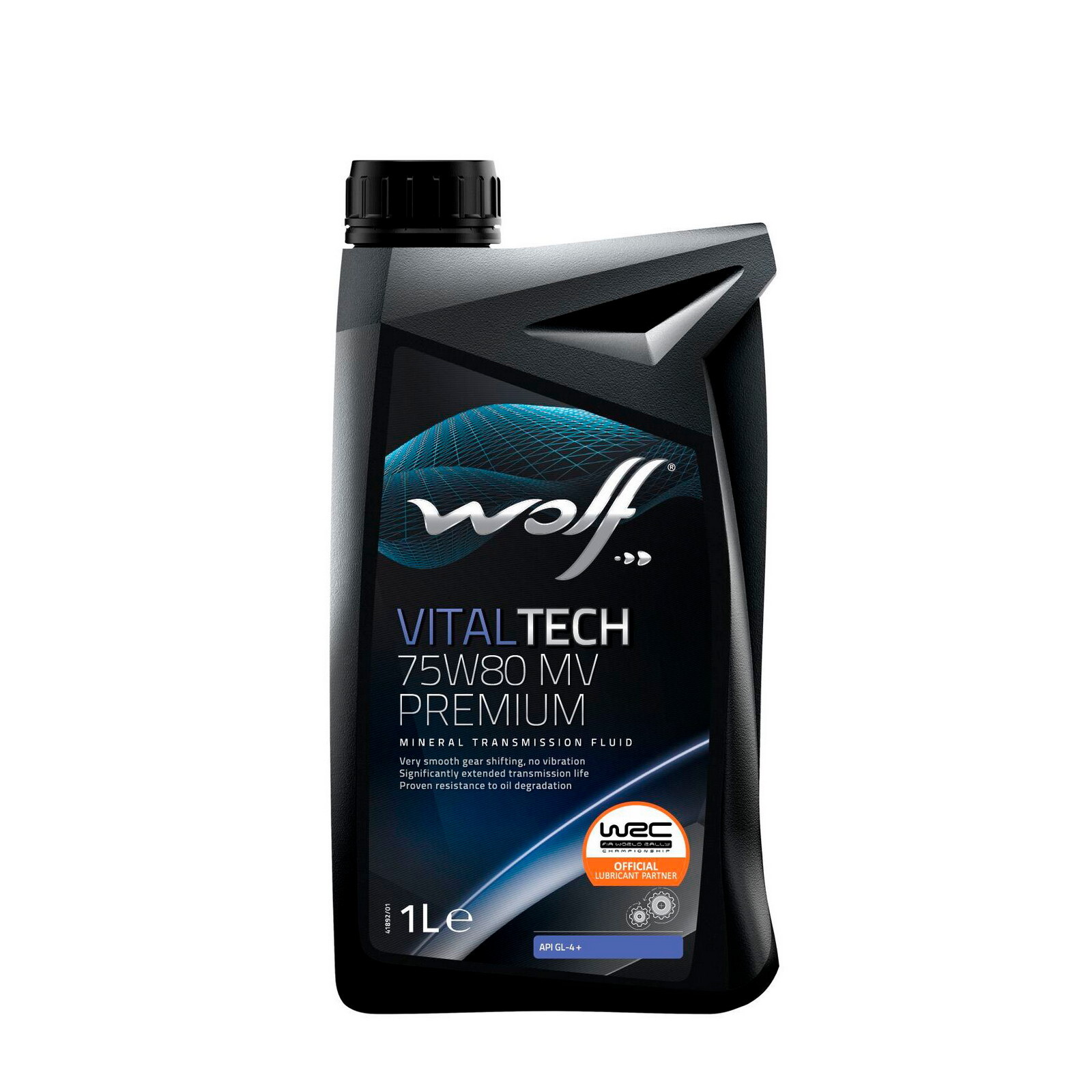 Трансмісійна олива Wolf Vitaltech 75W-80 MV Premium (1л.) Трансмісійна олива Wolf Vitaltech 75W-80 MV Premium (1л.)