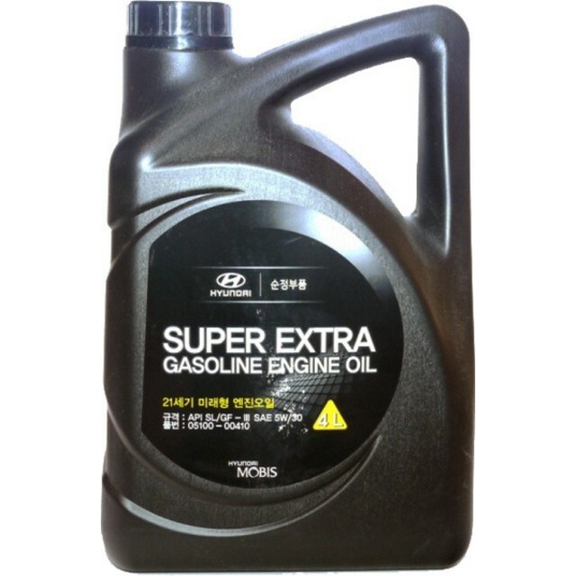 Моторне масло Mobis Hyundai/KIA Super Extra Gasoline 5W-30 (4л.)