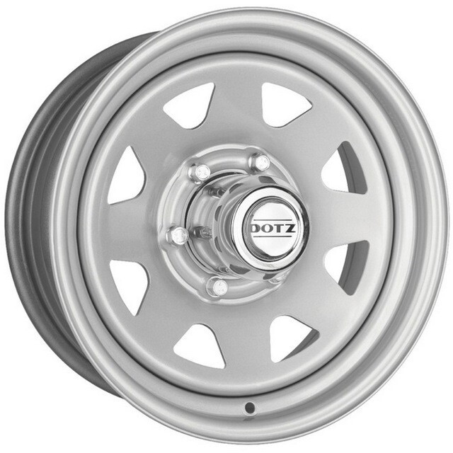 Сталеві диски Dotz Dakar R15 W6 PCD5x112 ET30 DIA67.1 (silver)-зображення-1