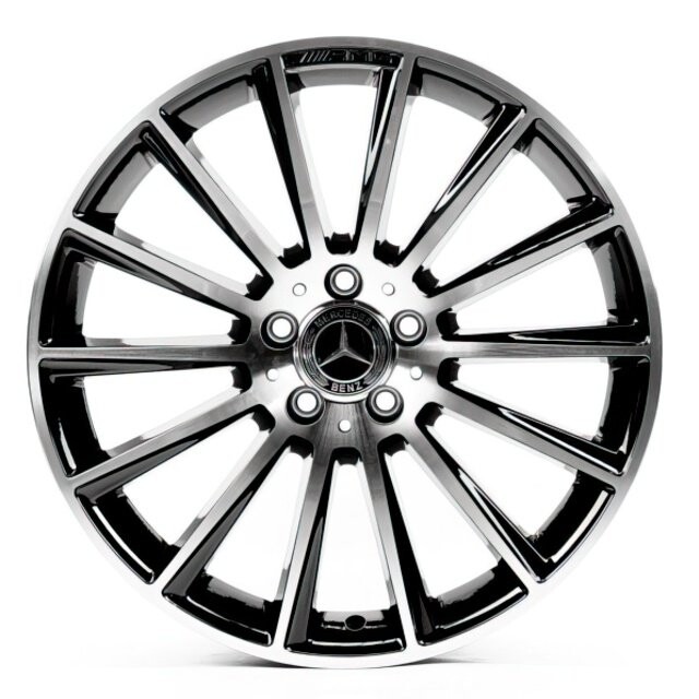 Литі диски Replica Mercedes (MR5001) R20 W8 PCD5x112 ET43 DIA66.6 (gloss black machined face)