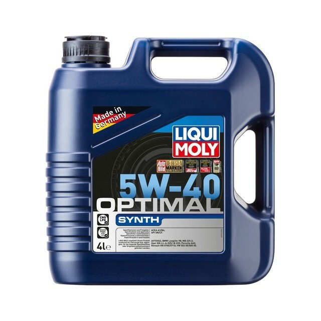 Олива моторна Liqui Moly Optimal SYNTH 5W-40 (Каністра 4л.)-зображення-1