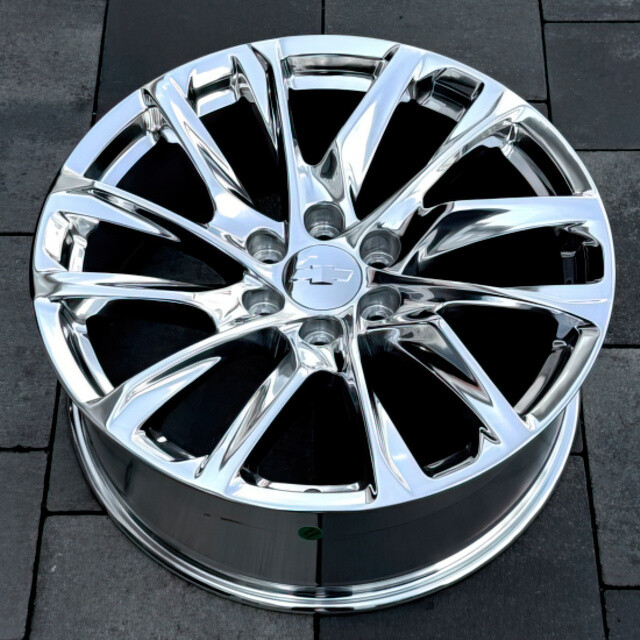 Литі диски Replica Chevrolet (GN7031) R22 W9 PCD6x139.7 ET28 DIA78.1 (polished)-зображення-1