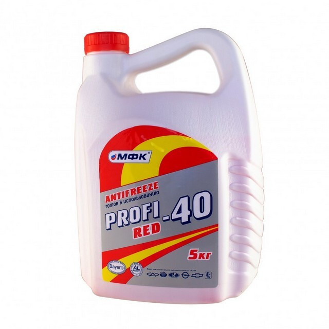 Антифриз PROFI-40 Red (- 30°С ), (5кг.)-зображення-1