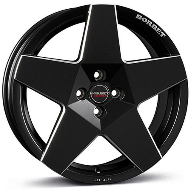 Литі диски Borbet A R18 W8 PCD5x108 ET45 DIA72.6 (matt black)