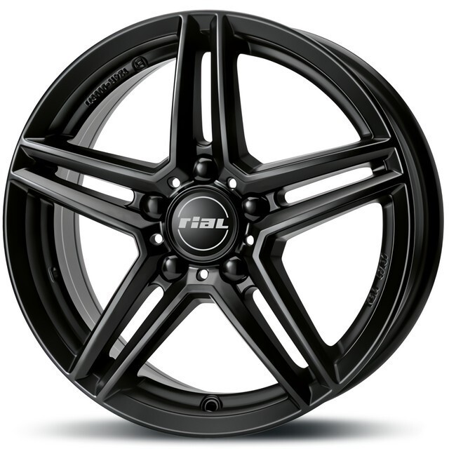 Литі диски Rial M10 R17 W7.5 PCD5x112 ET36 DIA66.6 (black)-зображення-1