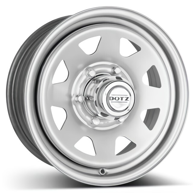 Литі диски Dotz Pharao R15 W6 PCD5x139.7 ET45 DIA110.1 (silver)-зображення-1