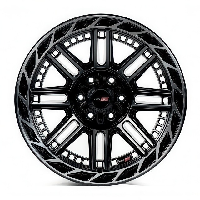 Литі диски Off Road Wheels OW8128 R22 W10 PCD6x135 ET-18 DIA106.1 (matt black machined lip)