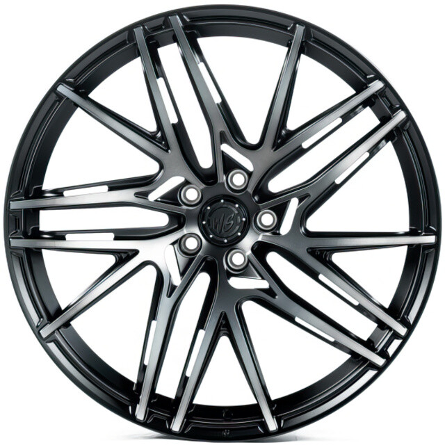 Литі диски WS Forged WS-063C R21 W8.5 PCD5x112 ET43 DIA66.6 (satin black dark machined face)-зображення-1