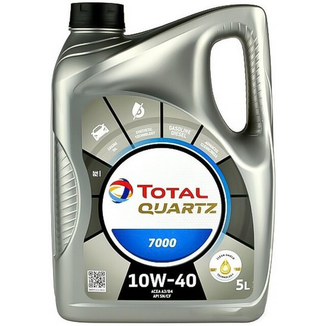 Моторне масло Total Quartz 7000 10W-40 (5л.)-зображення-1