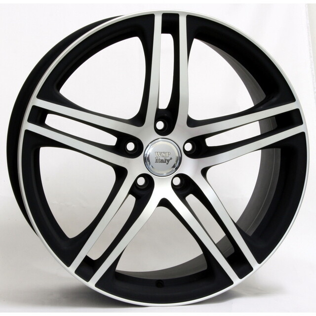 Литі диски WSP Italy Audi (W556) Paul R19 W8.5 PCD5x112 ET45 DIA57.1 (dull black polished)-зображення-1