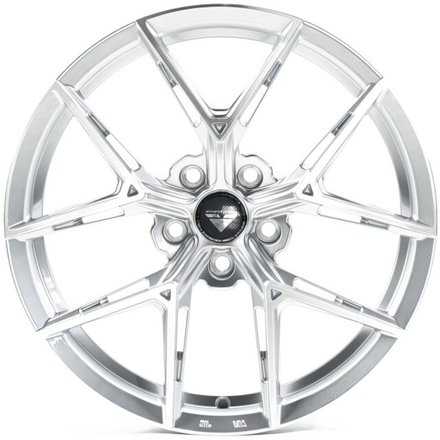 Литі диски Flow Forming FF6009 R17 W7.5 PCD5x108 ET35 DIA73.1 (silver machined face)
