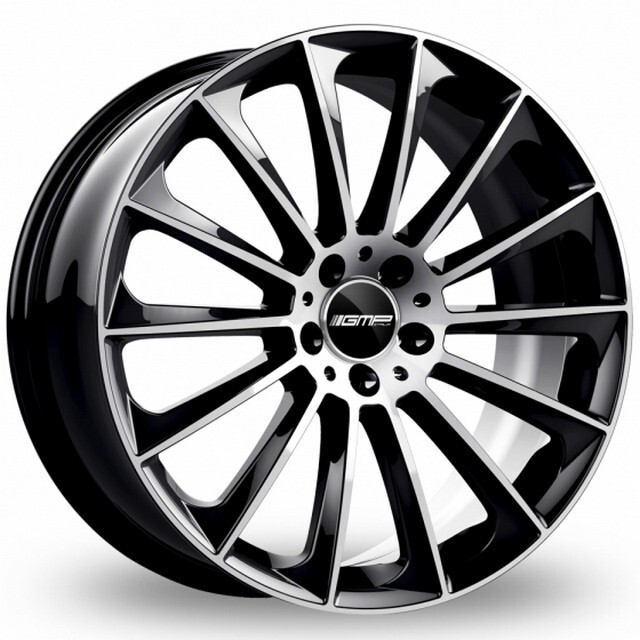 Литі диски GMP Italia Stellar R20 W9.5 PCD5x112 ET50 DIA66.6 (black polished)