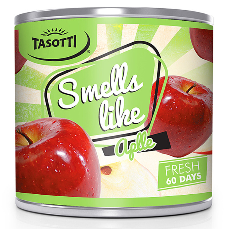 Ароматизатор консерва Tasotti Smells Like Apple (Яблуко) 80g Ароматизатор консерва Tasotti Smells Like Apple (Яблуко) 80g