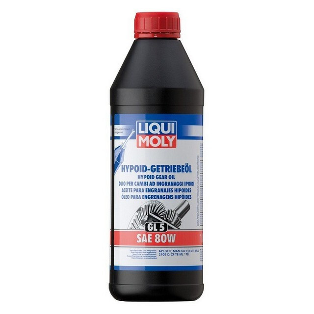 Трансмісійна олива Liqui Moly Hypoid-Getriebeoil GL5 80W (1л.)