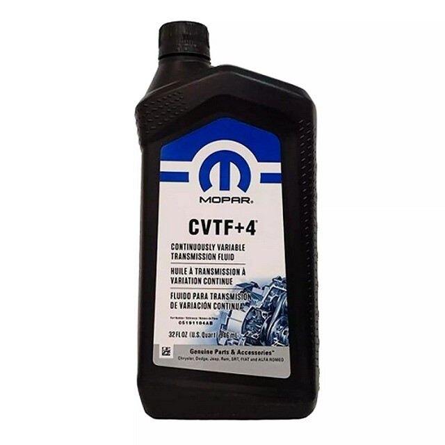 Трансмісійна олія Mopar CVTF+4 Transmission Fluid (1qt=0,946л.).-зображення-1