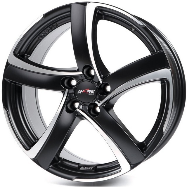 Литі диски Alutec Shark R18 W8 PCD5x114.3 ET52 DIA67.1 (matt black polished)