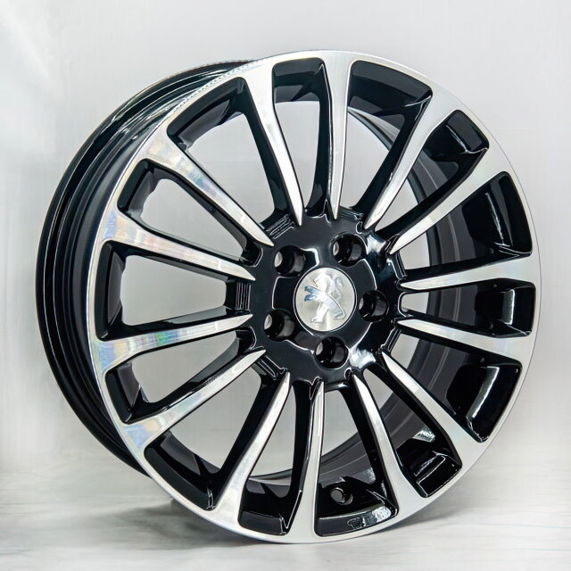 Литі диски Replica Peugeot (GT-Y1204) R16 W6.5 PCD5x98 ET40 DIA58.1 (BP)