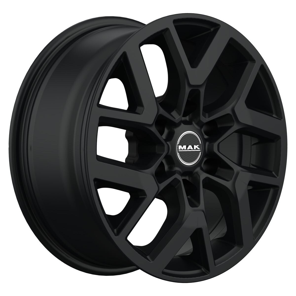 Литі диски Mak Gravel R18 W8 PCD6x139.7 ET30 DIA100.1 (black) Литі диски Mak Gravel R18 W8 PCD6x139.7 ET30 DIA100.1 (black)-зображення-2