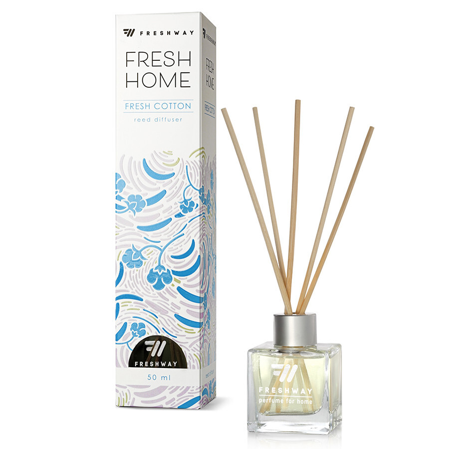 Аромадиффузор FreshWay Fresh Home Fresh Cotton (Бавовна) 50ml-зображення-1