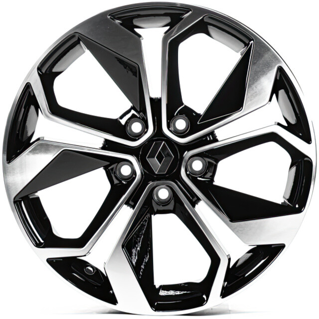 Литі диски Replica Renault (RN861) R18 W7.5 PCD5x114.3 ET45 DIA66.1 (gloss black machined face)