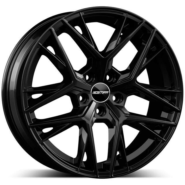 Литі диски GMP Italia Lunica R18 W7.5 PCD5x100 ET38 DIA57.1 (black)-зображення-1