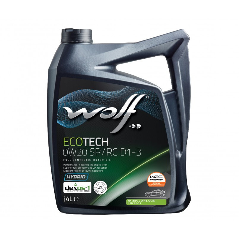 Моторна олія Wolf Ecotech 0W-20 SP/RC D1-3 (4л.)