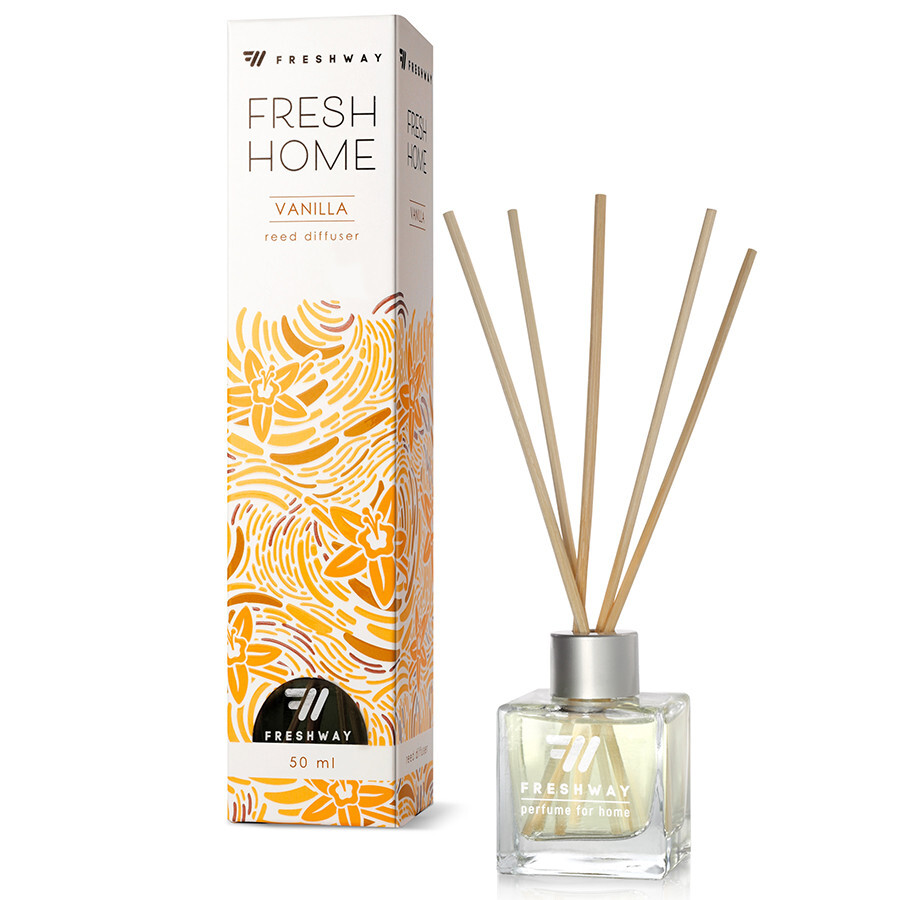Аромадиффузор FreshWay Fresh Home Vanilla (Ваніль) 50ml-зображення-1