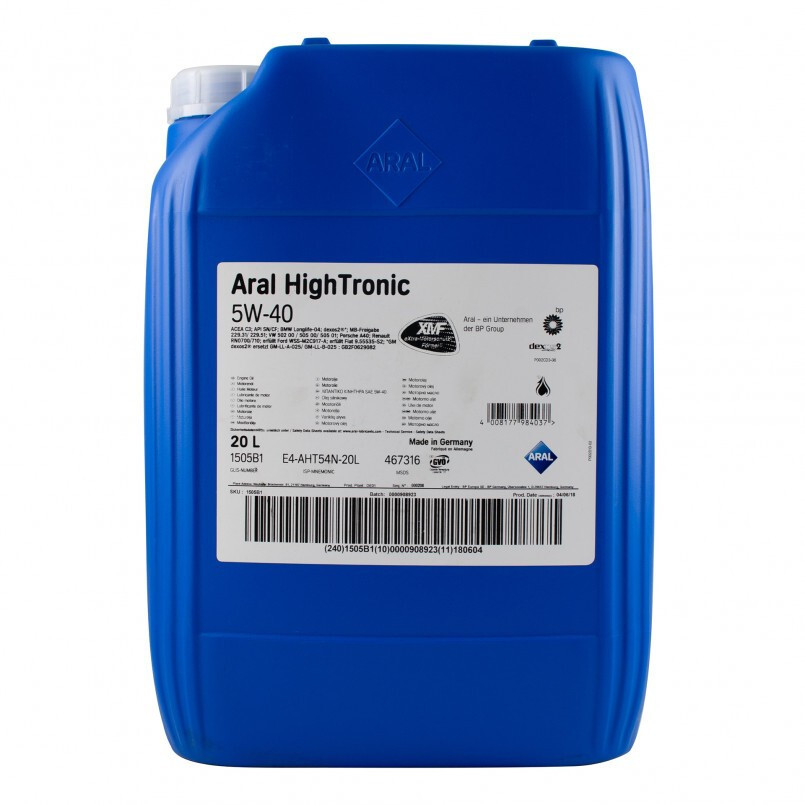 Моторне масло Aral High Tronic 5W-40 (20л.)