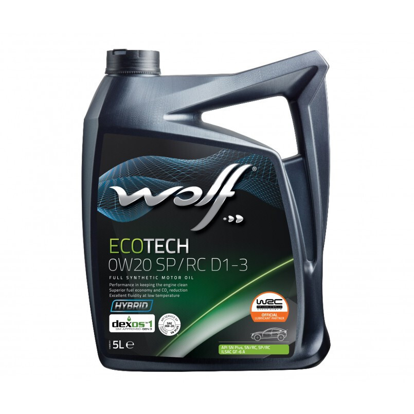 Моторна олія Wolf Ecotech 0W-20 SP/RC D1-3 (5л.)