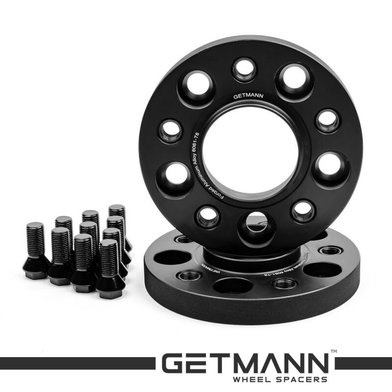 GETMANN | Колісна проставка-адаптер 22мм PCD 5x112 DIA 66.6 з футорками 14x1.5 для Audi, Mercedes-Benz, Porcshe (Кована)