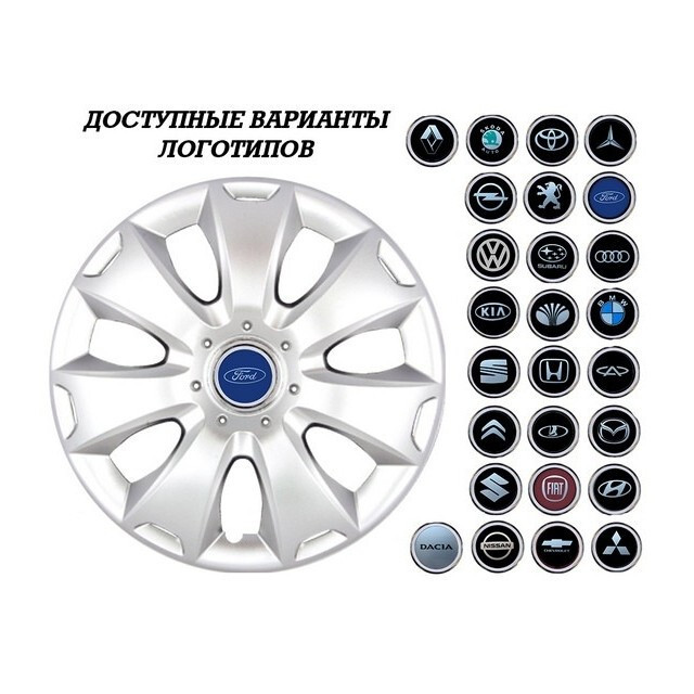 Ковпак колісний SJS 417 R16 (Ford Mondeo. Galaxy)-зображення-1
