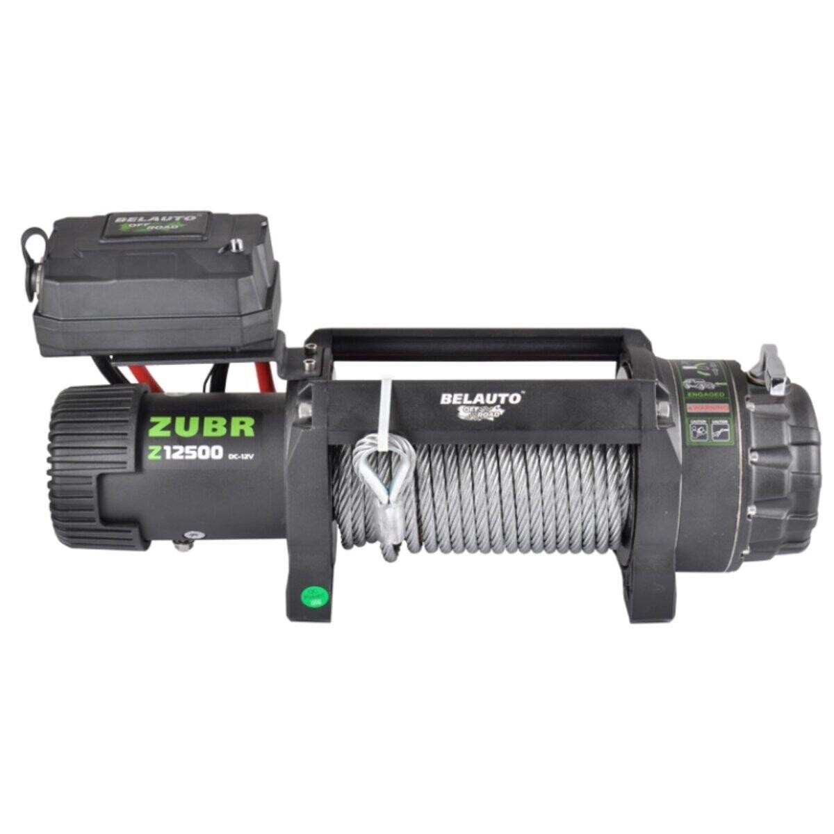 Лебідка  BELAUTO ZUBR 12500lbs (6.0hp/4.4kw; 262:1)